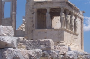 The Caryatid Porch of the Erechtheion, Acropolis.