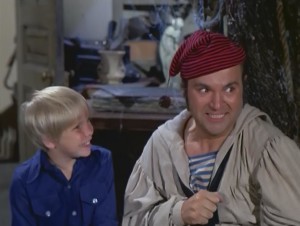 With Dom DeLuise as Elroy Applegate in "Today I Am a Ghost".