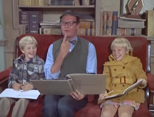 Harlen, Charles Nelson Reilly, and Kellie.