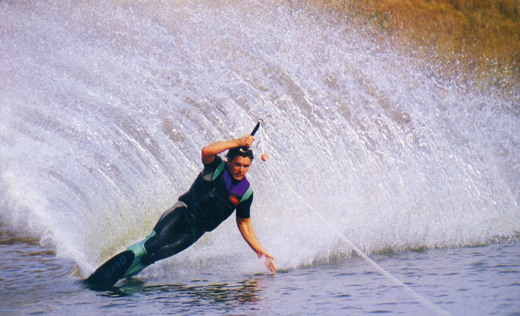 Gavin on the water (Photo: TV Week).