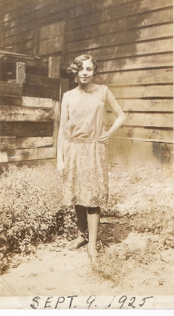 Amelia Prato, Patricia's mother, in 1925 (Patricia Florio private collection).