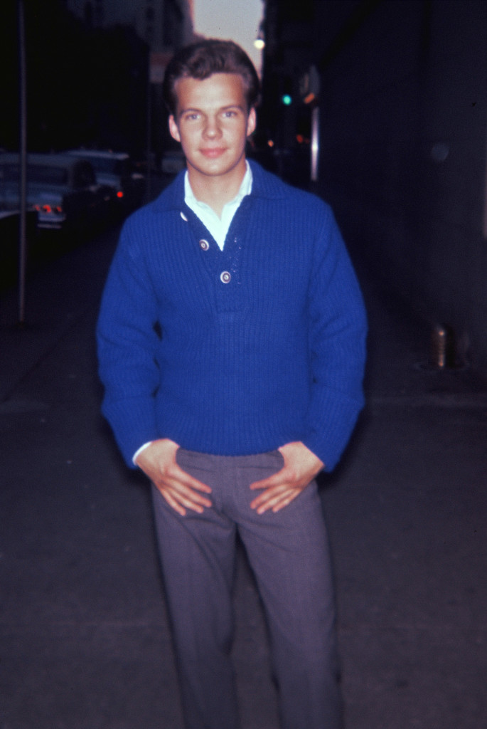 Bobby Vee takes a walk in the city (Photo: Adam Gerace private collection).