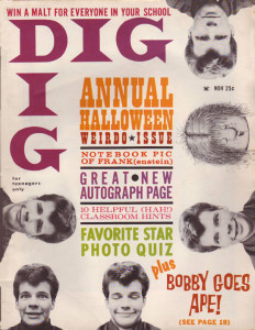 You dig? Cover boy in November 1960 (Photo: Bobby Vee official website).