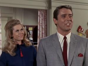 Jonathan and Elizabeth Montgomery in the Bewitched episode "Samantha's Shopping Spree".