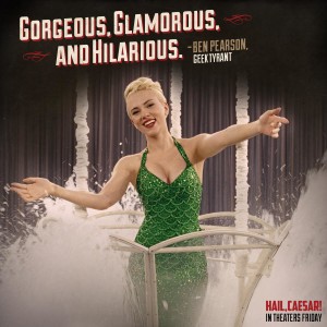 Scarlett Johannson goes for a dip in Hail, Caesar! (via Hail, Caesar! Facebook Page).